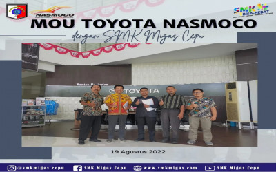 MoU SMK Migas Cepu dengan Toyota Nasmoco Pati